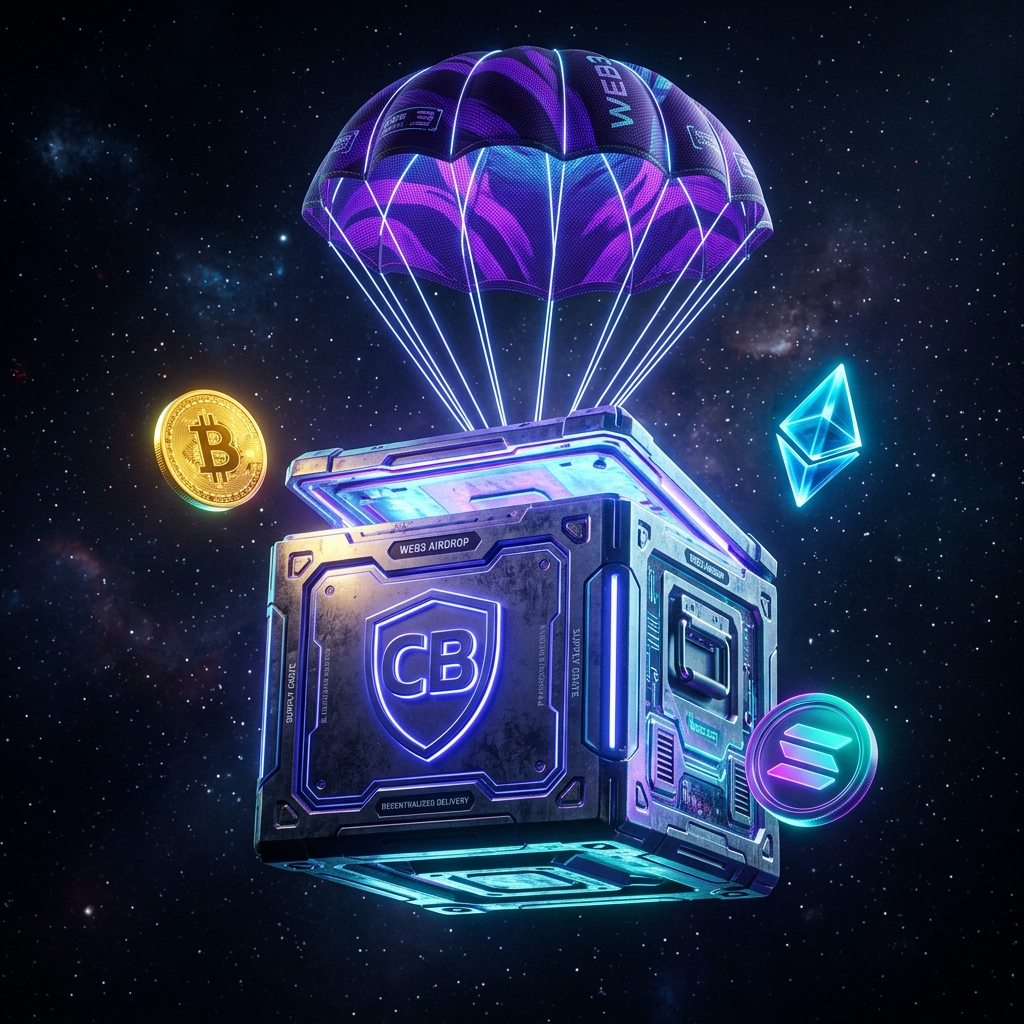 CryptoBhai 3D Airdrop Crate
